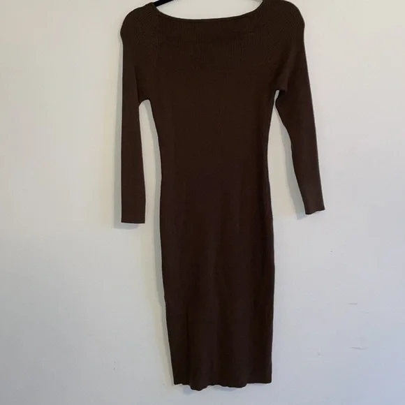 Midi Long Sleeve Sweater Dress - Picture 5 of 7